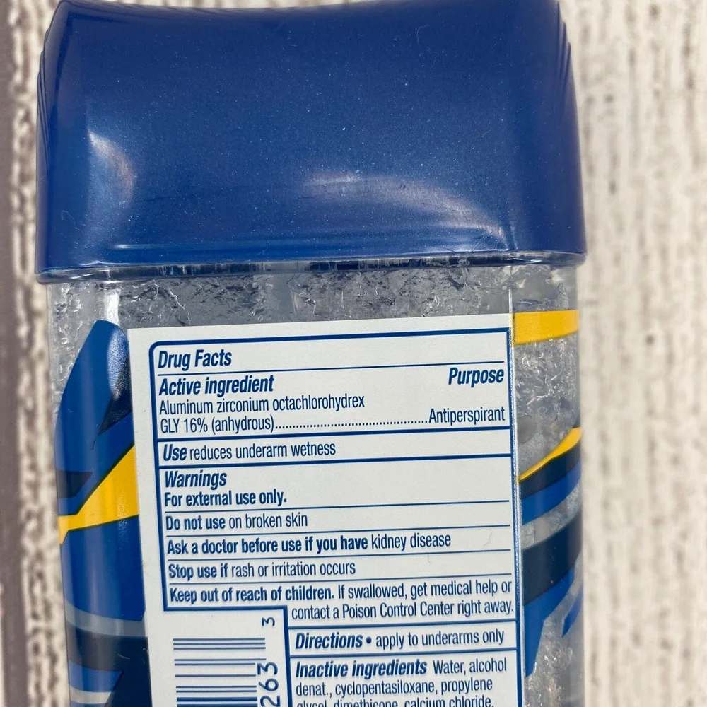 Gillette Clear Shield Deodorant Mens 3.8oz Tropical Breeze (5 Pack) Sport el